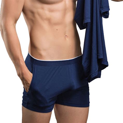 New Low Waist Mens Boxer Underwear 100 Cotton Sexy Boxer Male Loose