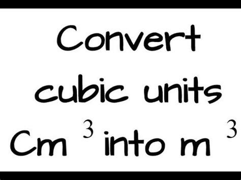 0:01 a 3000 cm b 3000 cm 1:03 express the following volume in cm liter 5000 cm convert cm3 to m3. convert cubic units cm^3 to m^3 - YouTube