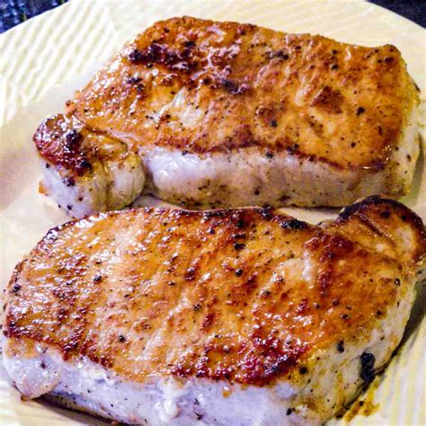 Bake, uncovered, at 350° for 1 hour 40 minutes or until tender. Pan Seared Oven Roasted Pork Chops | Recipe in 2020 ...