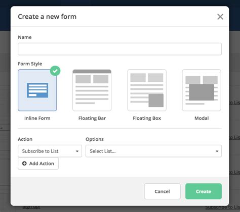 Form Styles 4 Ways To Create Forms Activecampaign