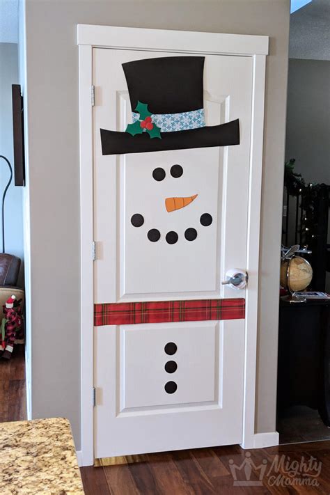 Snowman Door Craft Kids Love This Easy Cute Craft Mighty Mamma