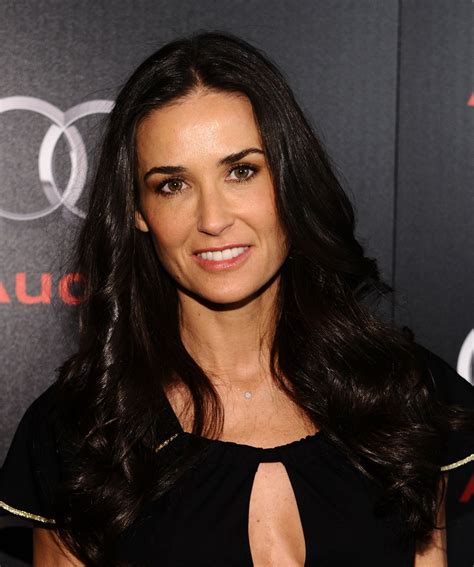 Hairstyle hair color hair care formal celebrity beauty. Demi Moore Long Wavy Cut - Demi Moore Looks - StyleBistro