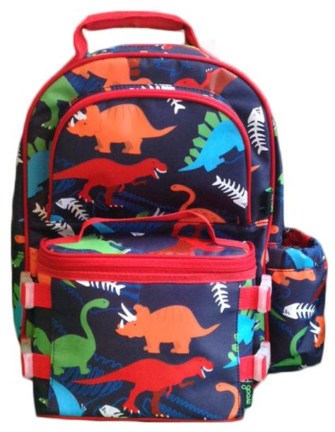 Backpack/Lunchbox combo dino for boys | Kids lunch bags, Backpacks, Kids backpacks