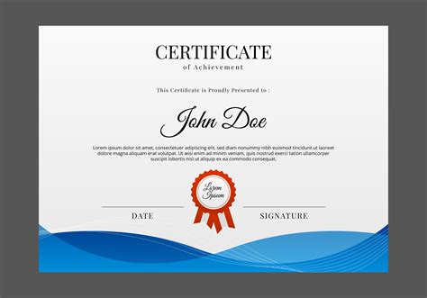 Free Certificate Template Vector 174259 Vector Art At Vecteezy