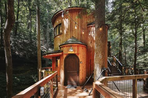 The Hemlock Treehouse At Hocking Hills Treehouse Cabins By Hocking