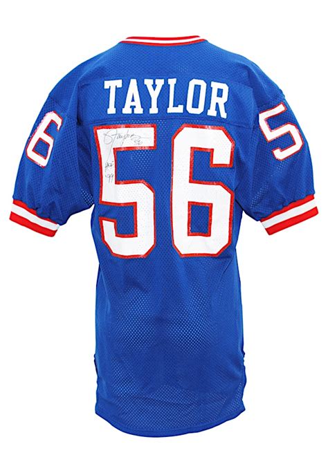 Lot Detail 1985 Lawrence Taylor Ny Giants Game Used And Autographed