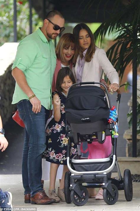 Jessica alba made an appearance at a recent los angeles event with the entire family in tow. Jessica Alba celebrates Easter: Actress dotes on three-month-old son Hayes during fun family day ...
