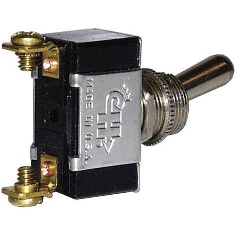 Toggle Switch Single Pole Single Throw Two Screw Terminals Mill