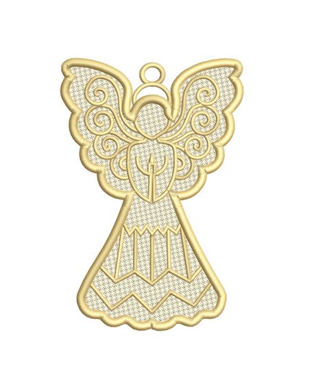 Fsl Angel Machine Embroidery Designs Etsy