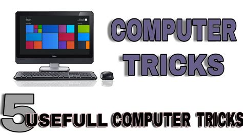 Computer Tricks Secret Computer Tricks And Tips Youtube
