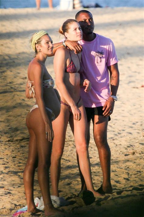 Candice Swanepoel And Doutzen Kroes In Bikini Gotceleb