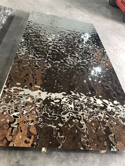 Water Ripple B002 Pattern Stainless Steel Sheet Stainless Steel Panels Stainless Steel Sheet