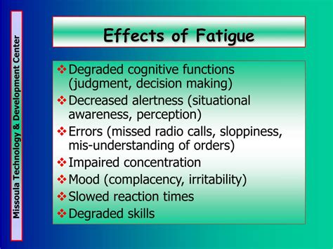 Ppt Fatigue Awareness Powerpoint Presentation Free Download Id40730