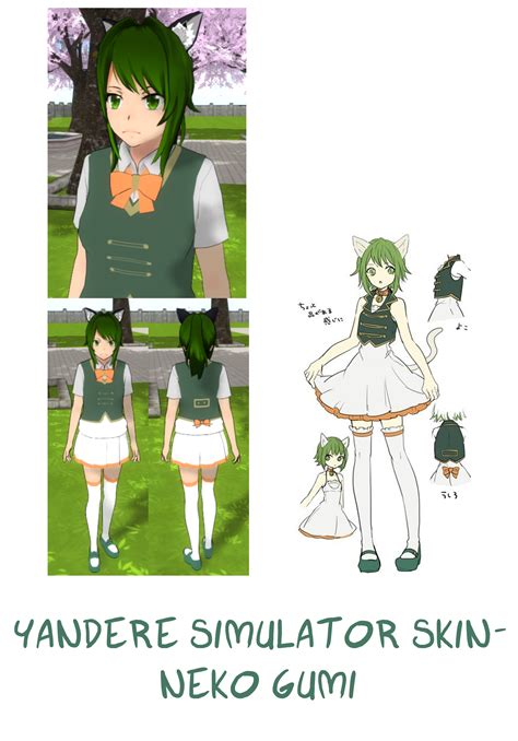 Yandere Simulator Neko Gumi Skin By Imaginaryalchemist On Deviantart