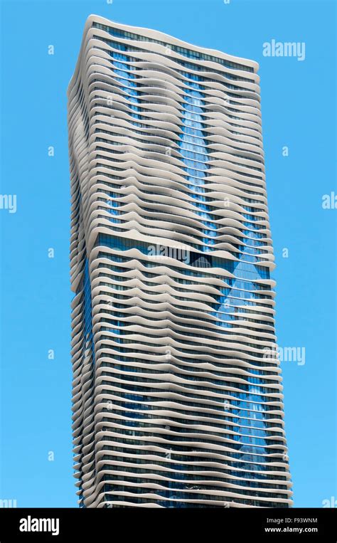 The Aqua Building By Jeanne Gang At Lakeshore East In Chicago Has Wave