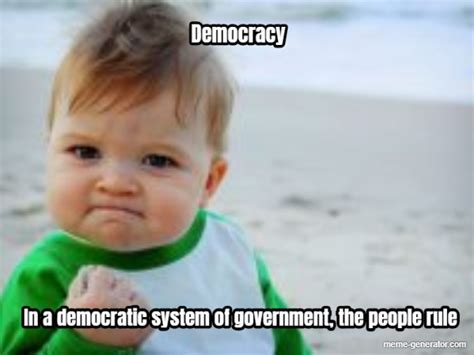 Democracy In A Democratic System Of Government The People Rule