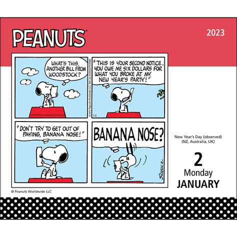 Peanuts 2023 Daily Desktop Calendar Calendars And Planners Hallmark