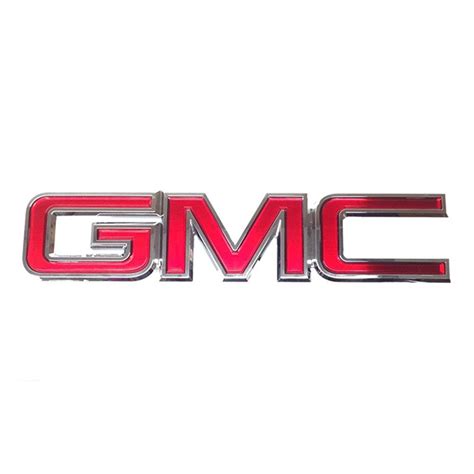 2012 Gm Truck Front Gmc Grille Emblem Red Chrome Gm 22761795 Fits Gmc