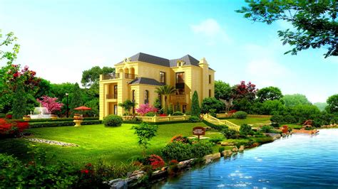 1920 1200 3d House Wallpaper Architecture Other Beautiful House