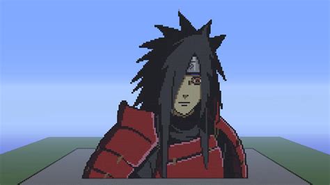 Madara Uchiha Minecraft Art Day Version By Felixguaman On Deviantart