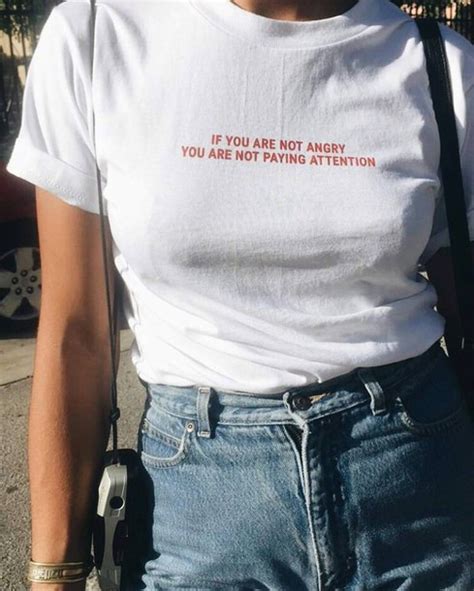 Find and save images from the tumblr quotes collection by ✰ (samanthaserena) on we heart it, your everyday app to get lost in what you. blouse, t-shirt, riot, tumblr, trendy, cute, shirt, quote on it, trendy, quote on a t shirt ...