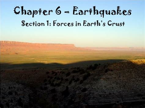 Ppt Chapter 6 Earthquakes Powerpoint Presentation Free Download