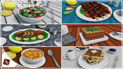 Roblox Studio Food Series 3 🥗 Youtube