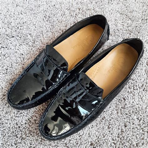 Cole Haan Nike Air Black Patent Leather Loafers Womens Size 8 Etsy