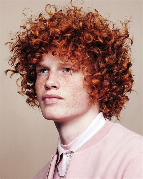 Red Highlights On Curly Hair Men Curly Hair Men Best Curly Hairstyles