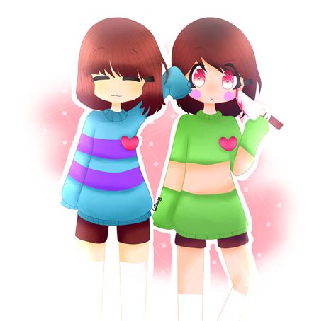 Frisk And Chara Cute Undertale By Cathiu11 On Deviantart