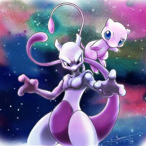 Artist Itsbirdy Pokémon Mew Mewtwo Itsbirdy Pinterest Note To Self Eyebrows And Note