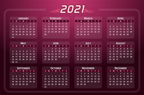 Download Calendar Date 2021 Royalty Free Vector Graphic Pixabay