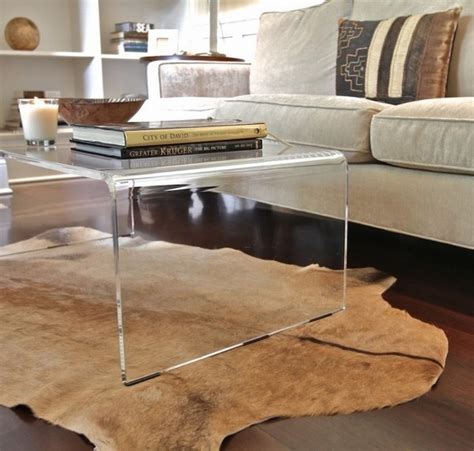 Lucite Coffee Table Ideas Fancy Designs Made Of Acrylic