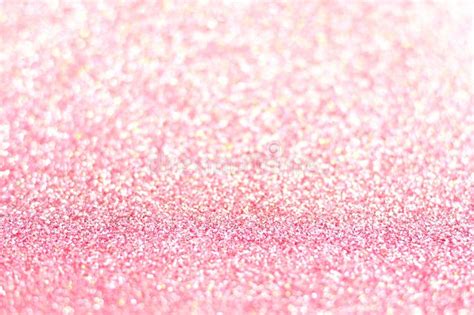 Pink Glitter Background With Selective Focus Stock Image Image Of