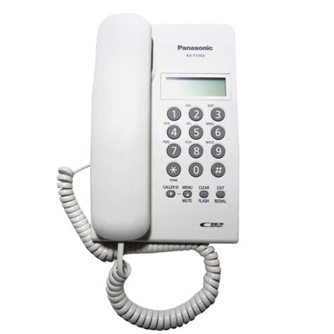 Teléfono Alámbrico Panasonic Kx T7703 Unilinea Con Identificador De