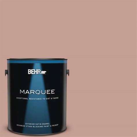 Behr Marquee 1 Gal S170 4 Retro Pink Satin Enamel Exterior Paint