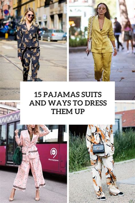 15 Pajamas Suits And Ways To Dress Them Up Styleoholic