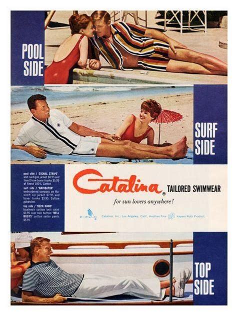 Classic Catalina Add Loving The Type Catalina Swimwear Swimwear Tops Vintage Advertisements