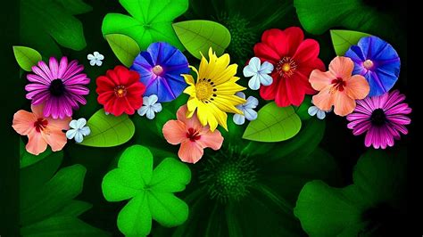 🔥 Download 4k Flowers Wallpaper Green Flower Hd By Hhall64 Flower