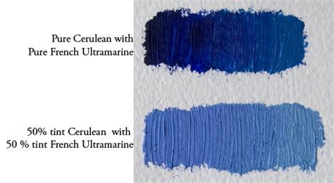The combo library provides a convenient way to search cerulean color schemes. Favorite Paint Mixtures: Cerulean Blue — Elizabeth Floyd