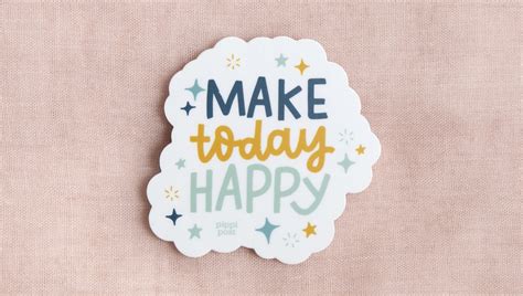 Make Today Happy Sticker Pippi Post