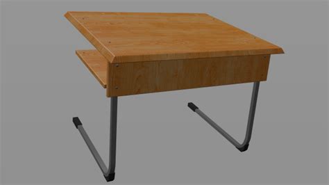 School Desk 3d Models In Desk 3dexport