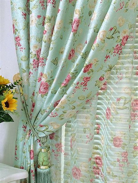 Classy Curtain Country Rose Curtains Warm Decor Curtains