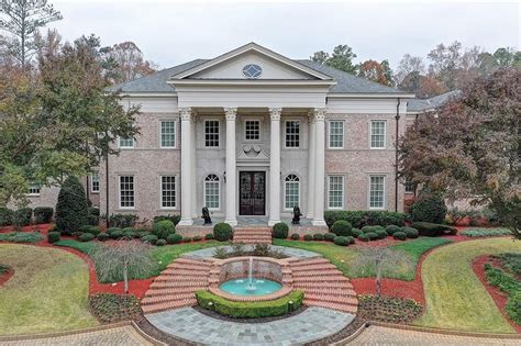 23000 Square Foot Colonial Style Brick Mega Mansion In Roswell Ga