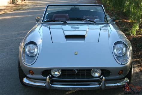 Motorcar classics is proud to present this calspyder which was manufactured in 2007 by classic cars by renucci llc. 1961 Ferrari 250 GT Cailifornia Modena Replica