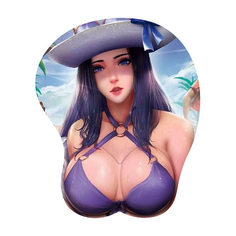Buy Sexy Mouse Pad Anime D Breast Mousepad Wrist Rest Silicone