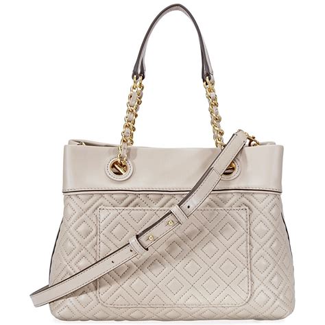 Tory burch's fleming bag lets you carry all your stuff and still keep your style on point. Tory Burch Fleming Small Tote- Light Taupe - Tory Burch ...