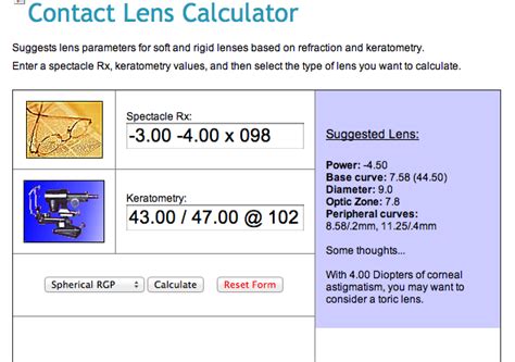 Knowing how to read an eyeglass prescription is essential! Convert Glasses Prescription To Contact Lenses Calculator ...