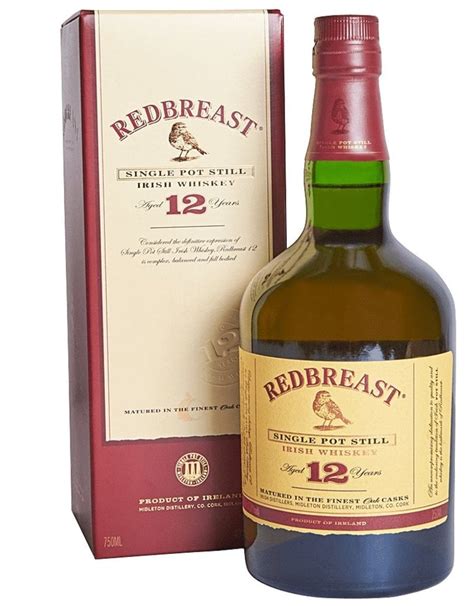 Redbreast 12 Year Old Irish Whiskey 750 Ml Noe Valley Wine And Spirits