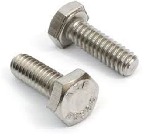 hexagonal industrial stainless steel hex bolt material grade ss 304 size m6 at rs 6 unit in